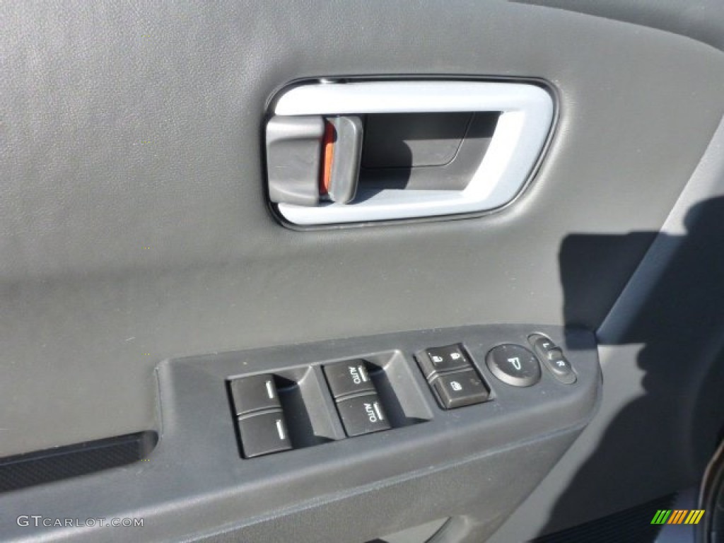 2014 Pilot EX-L 4WD - Modern Steel Metallic / Black photo #13