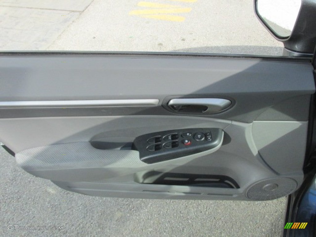 2011 Civic EX Sedan - Polished Metal Metallic / Gray photo #11