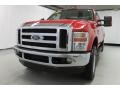 2008 Red Ford F250 Super Duty Lariat SuperCab 4x4  photo #2