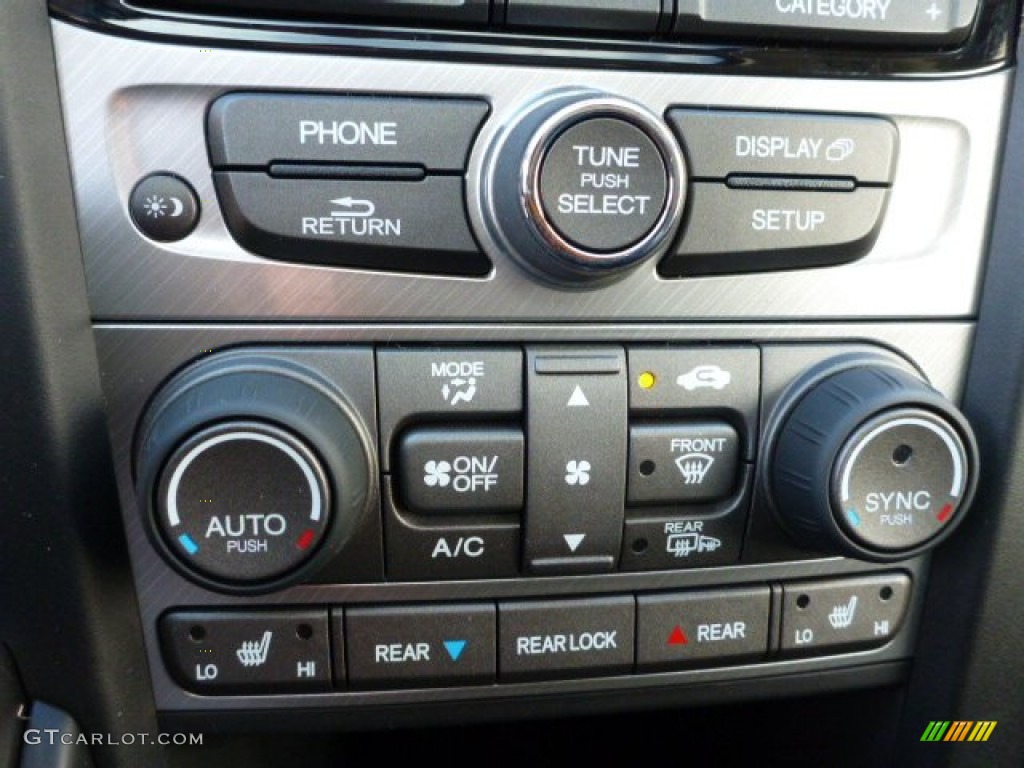 2014 Pilot EX-L 4WD - Modern Steel Metallic / Black photo #19