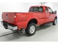2008 Red Ford F250 Super Duty Lariat SuperCab 4x4  photo #9