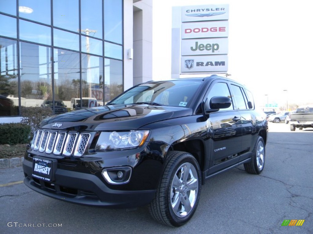 2014 Compass Limited 4x4 - Black / Dark Slate Gray/Light Pebble photo #1