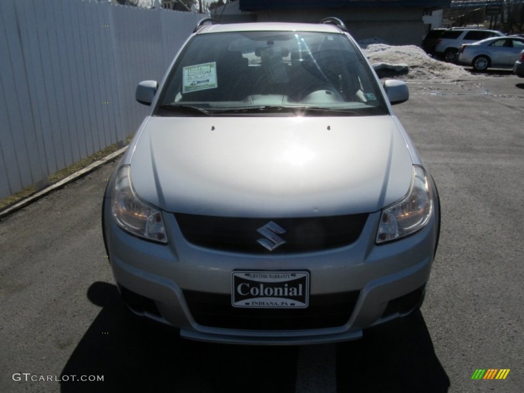 2008 SX4 Crossover AWD - Quicksilver Metallic / Black photo #9