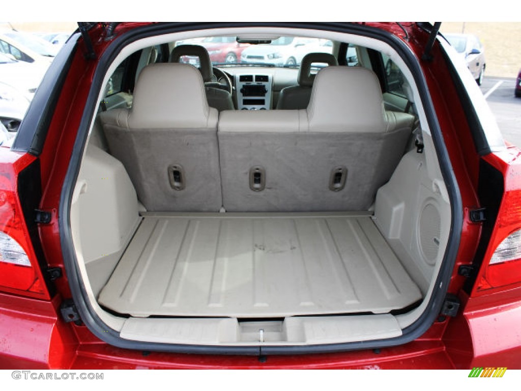 2007 Caliber SXT - Inferno Red Crystal Pearl / Pastel Pebble Beige photo #5