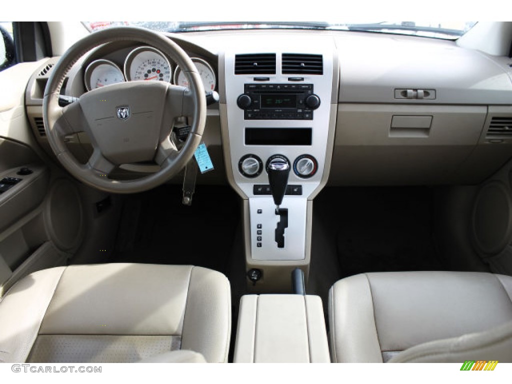 2007 Caliber SXT - Inferno Red Crystal Pearl / Pastel Pebble Beige photo #9