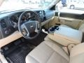 Light Cashmere/Ebony 2011 Chevrolet Silverado 1500 LT Crew Cab Interior Color