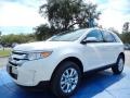 2014 White Platinum Ford Edge Limited  photo #1