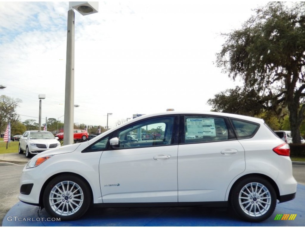 White Platinum 2014 Ford C-Max Hybrid SE Exterior Photo #91395868