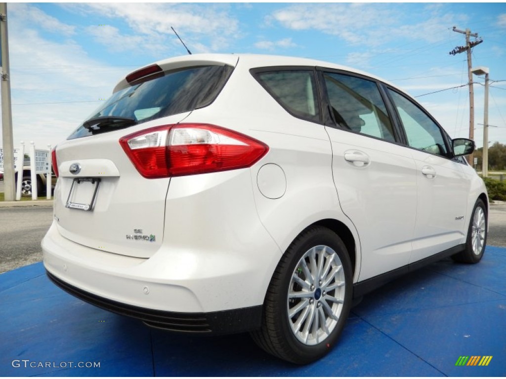 White Platinum 2014 Ford C-Max Hybrid SE Exterior Photo #91395886