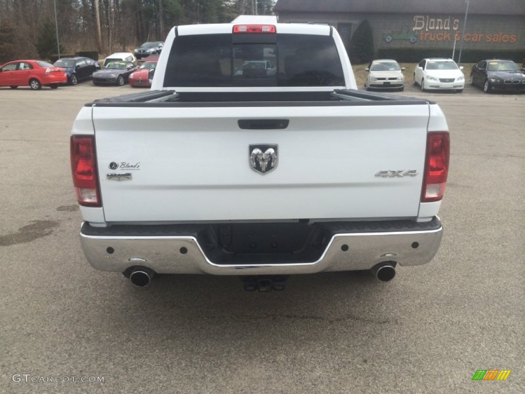 2011 Ram 1500 Laramie Crew Cab 4x4 - Bright White / Light Pebble Beige/Bark Brown photo #36