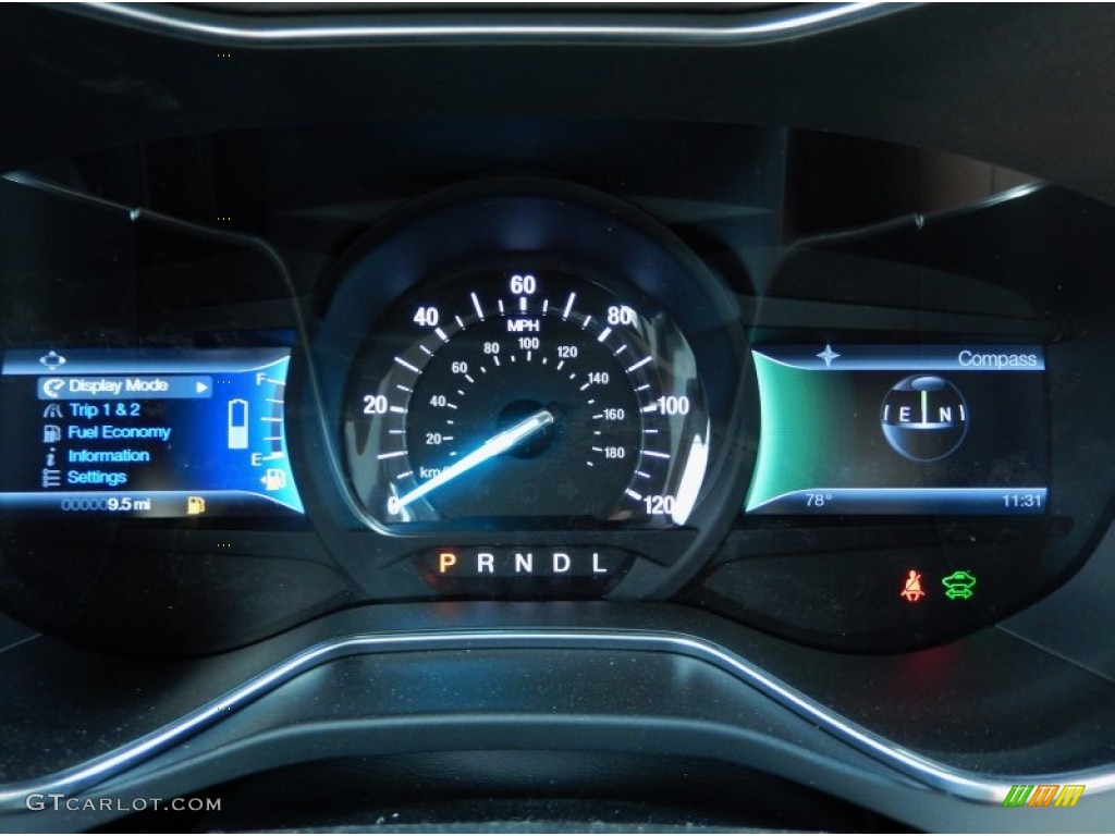 2014 Ford Fusion Hybrid S Gauges Photo #91396774