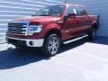 2014 Ruby Red Ford F150 Lariat SuperCrew 4x4  photo #7