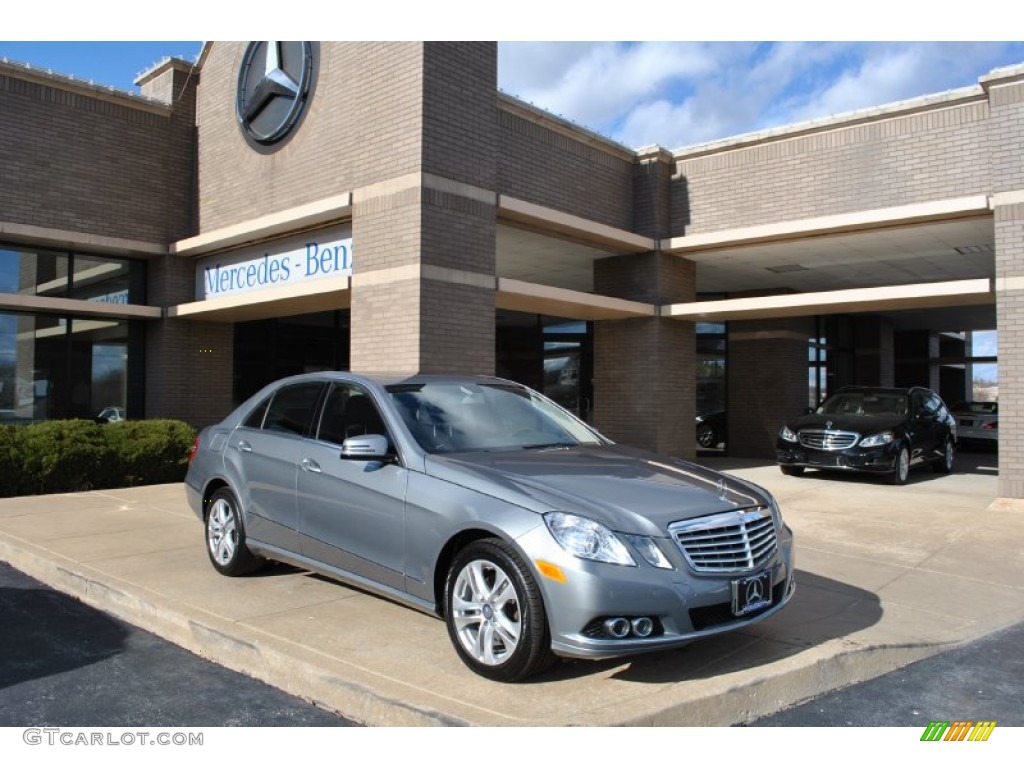 2011 E 350 4Matic Sedan - Palladium Silver Metallic / Black photo #1