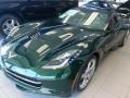 2014 Lime Rock Green Metallic Chevrolet Corvette Stingray Convertible Z51 Premiere Edition  photo #10