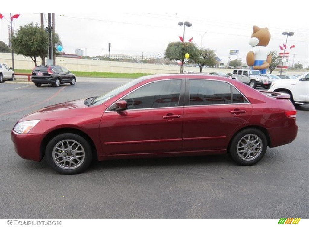 Redondo Red Pearl 2004 Honda Accord EX V6 Sedan Exterior Photo #91399993