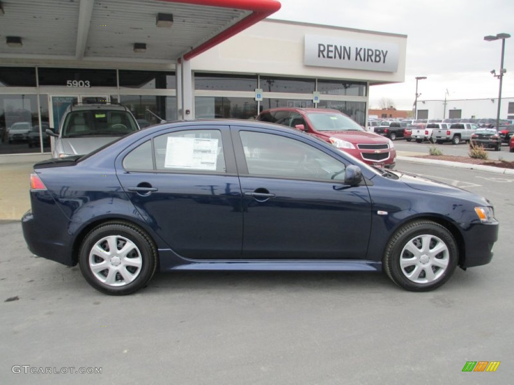 2014 Lancer ES - Cosmic Blue / Black photo #8