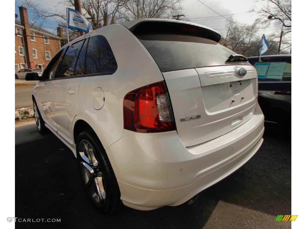 2012 Edge Sport AWD - White Platinum Metallic Tri-Coat / Charcoal Black/Silver Smoke Metallic photo #4