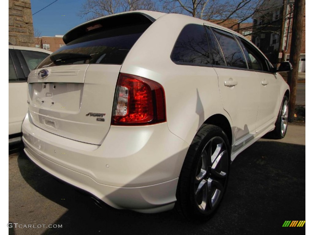 2012 Edge Sport AWD - White Platinum Metallic Tri-Coat / Charcoal Black/Silver Smoke Metallic photo #7
