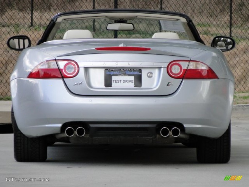 2009 XK XKR Convertible - Liquid Silver / Ivory/Slate photo #8