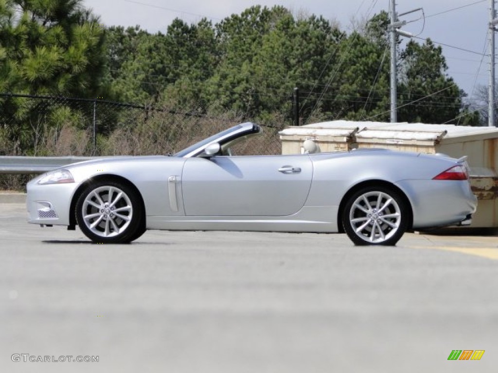 Liquid Silver 2009 Jaguar XK XKR Convertible Exterior Photo #91406941