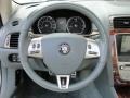 2009 Jaguar XK Ivory/Slate Interior Steering Wheel Photo