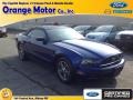 2014 Deep Impact Blue Ford Mustang V6 Premium Convertible  photo #1