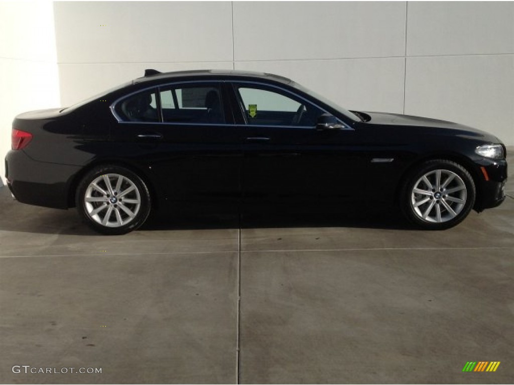 2014 5 Series 535i Sedan - Jet Black / Black photo #2