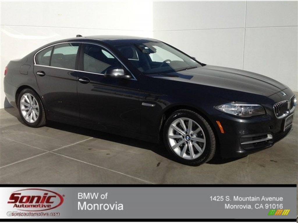 2014 5 Series 535i Sedan - Dark Graphite Metallic / Black photo #1