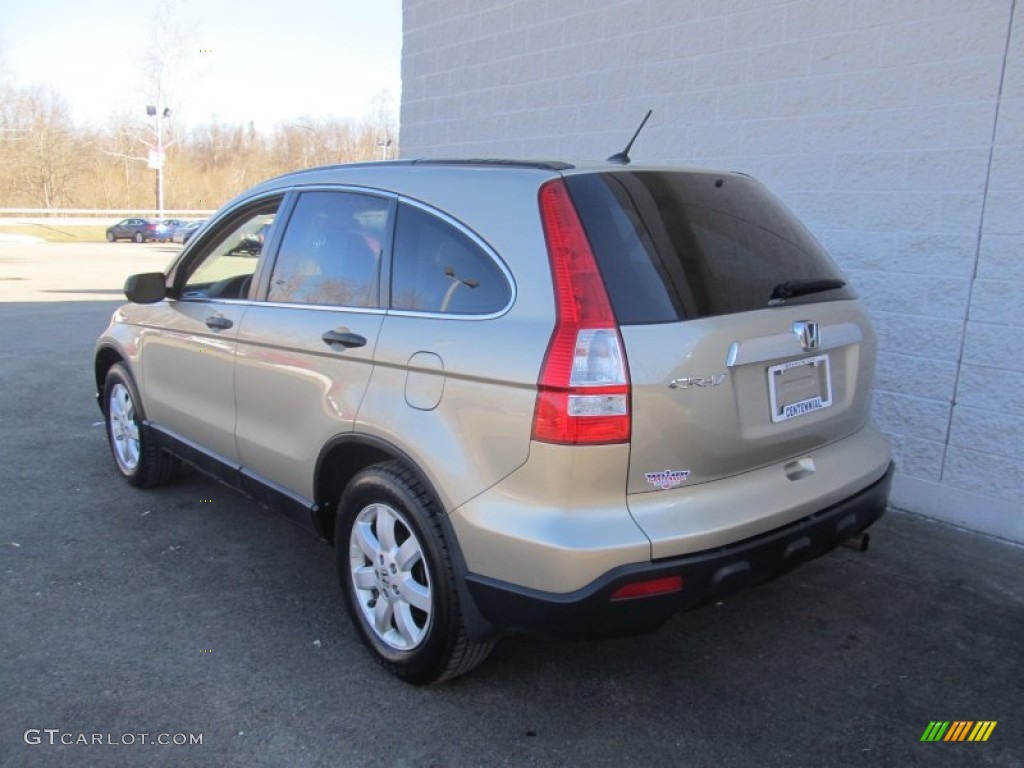 2009 CR-V EX 4WD - Borrego Beige Metallic / Ivory photo #4