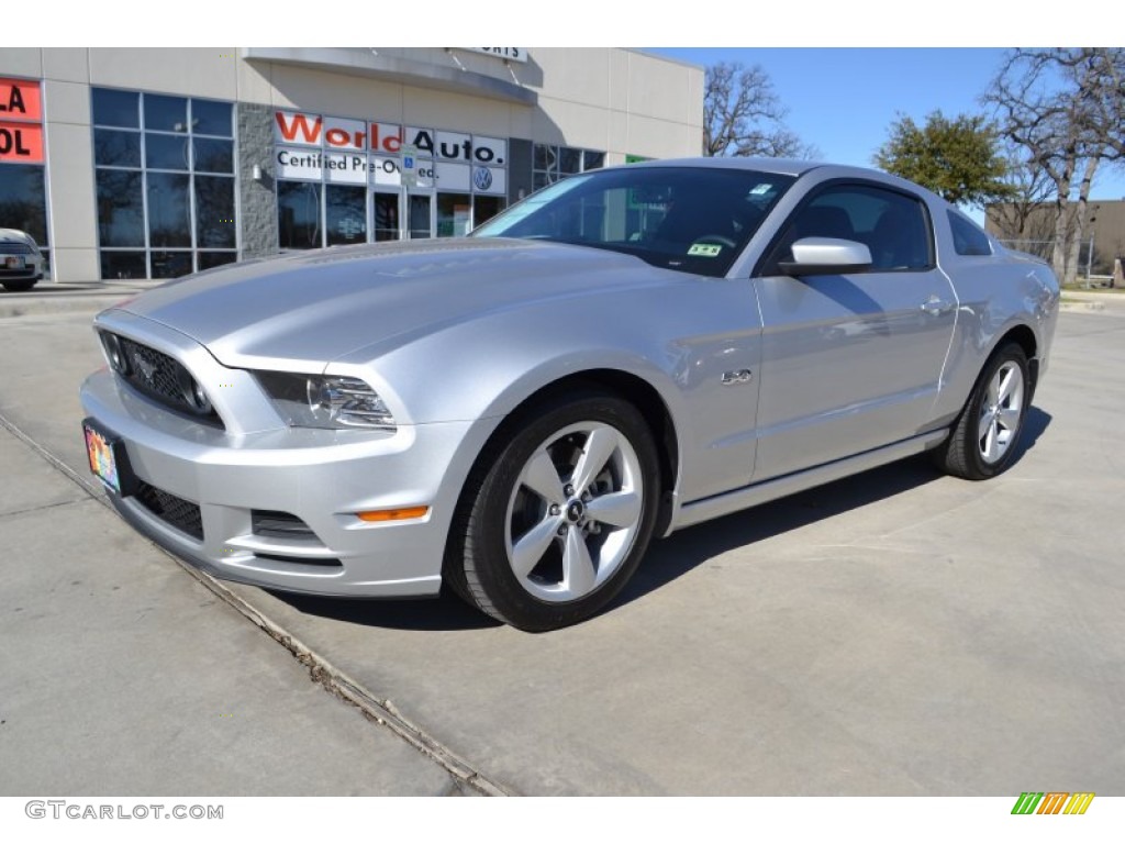 2014 Mustang GT Coupe - Ingot Silver / Charcoal Black photo #1