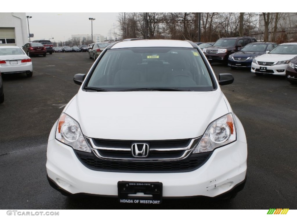 2011 CR-V LX 4WD - Taffeta White / Gray photo #2