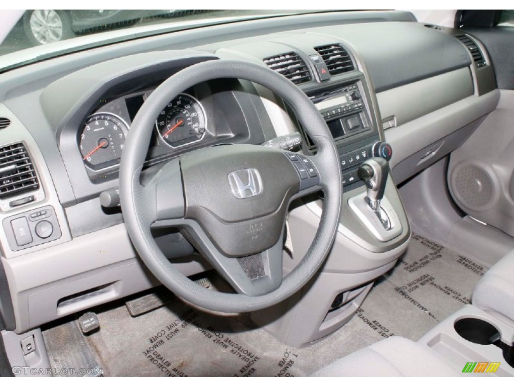2011 Honda CR-V LX 4WD Gray Dashboard Photo #91414117
