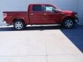 2014 Ruby Red Ford F150 Lariat SuperCrew  photo #3