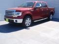 2014 Ruby Red Ford F150 Lariat SuperCrew  photo #7
