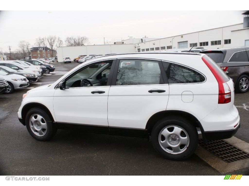 2011 CR-V LX 4WD - Taffeta White / Gray photo #11