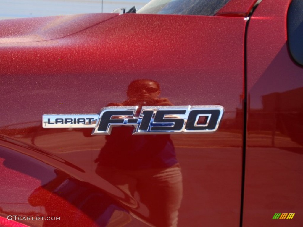 2014 F150 Lariat SuperCrew - Ruby Red / Black photo #13