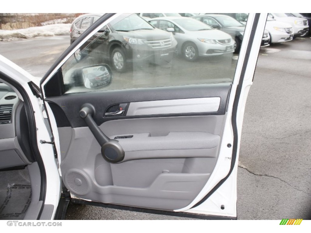 2011 Honda CR-V LX 4WD Gray Door Panel Photo #91414418