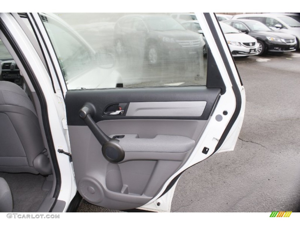 2011 Honda CR-V LX 4WD Gray Door Panel Photo #91414442