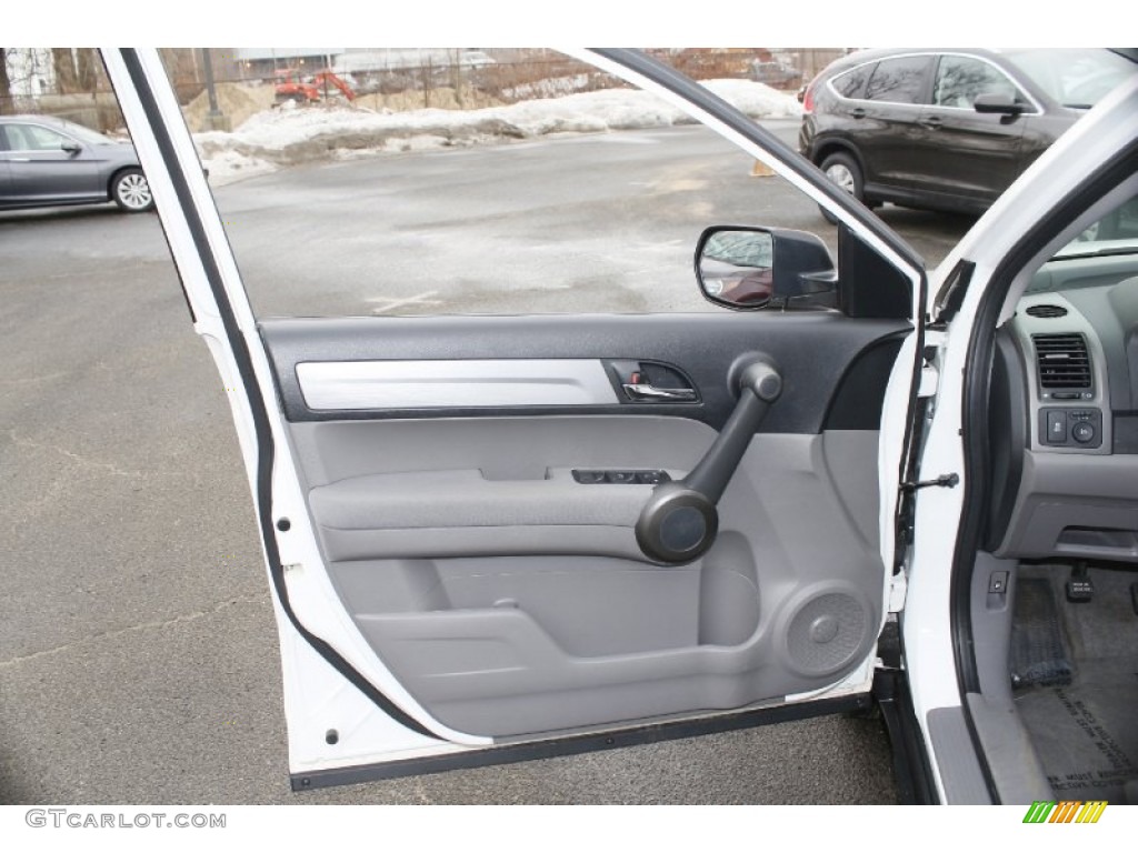 2011 Honda CR-V LX 4WD Gray Door Panel Photo #91414469