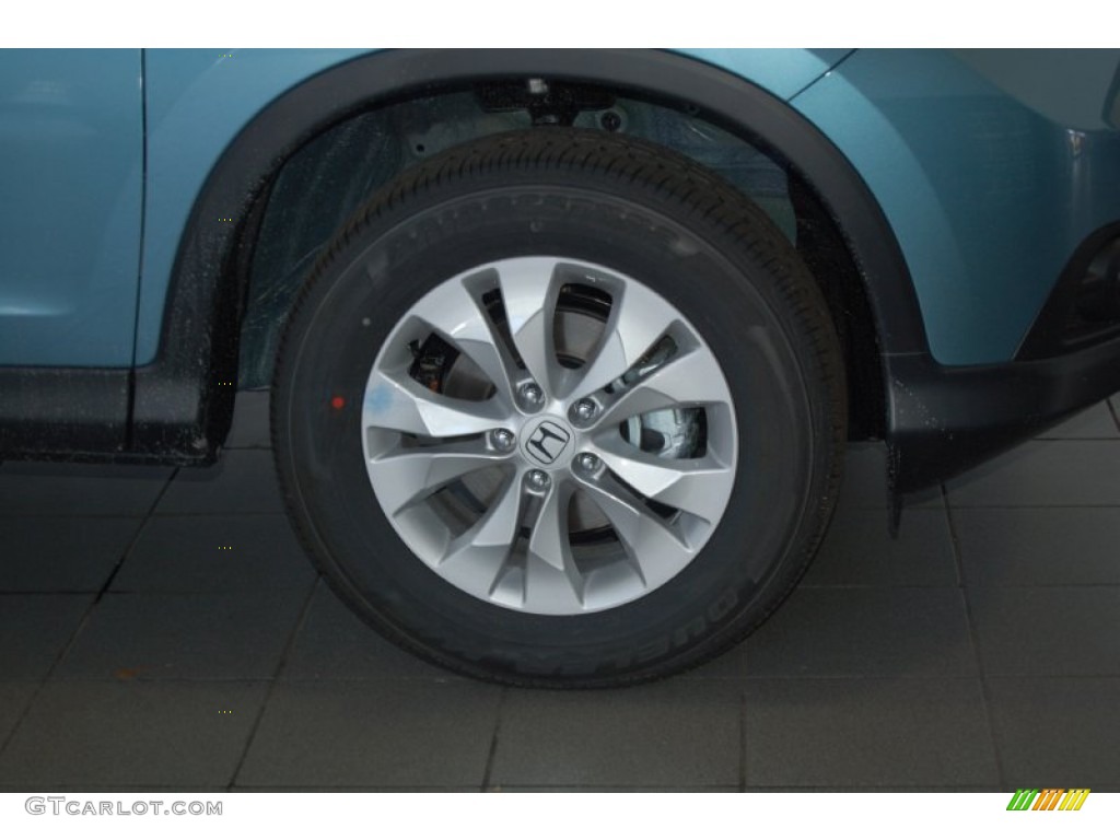 2014 CR-V EX-L AWD - Mountain Air Metallic / Beige photo #3