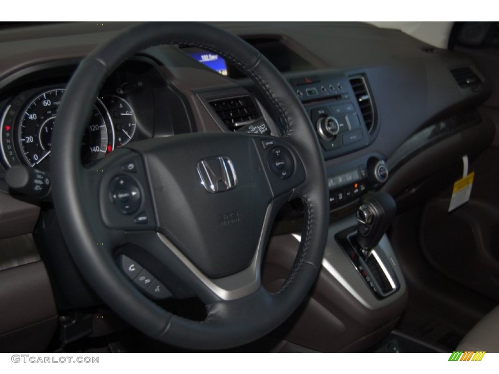 2014 CR-V EX-L AWD - Mountain Air Metallic / Beige photo #8