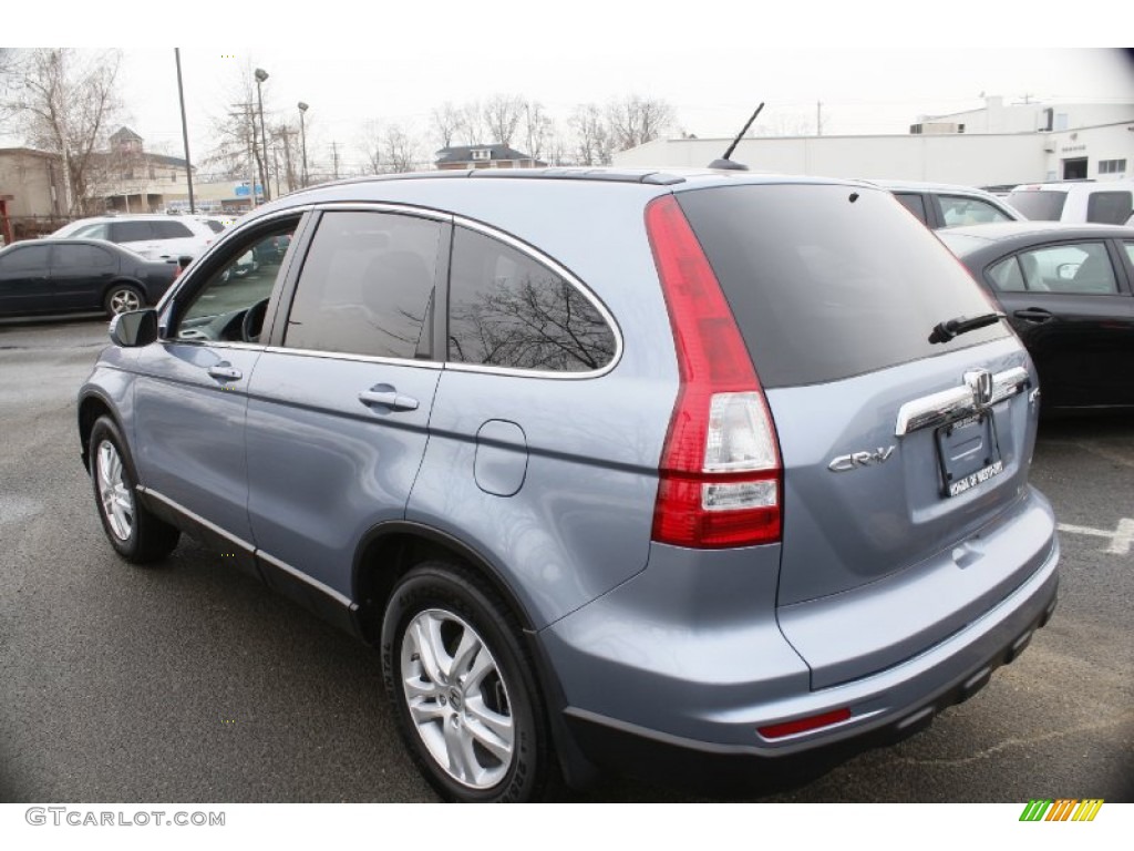 2011 CR-V EX-L 4WD - Glacier Blue Metallic / Gray photo #10