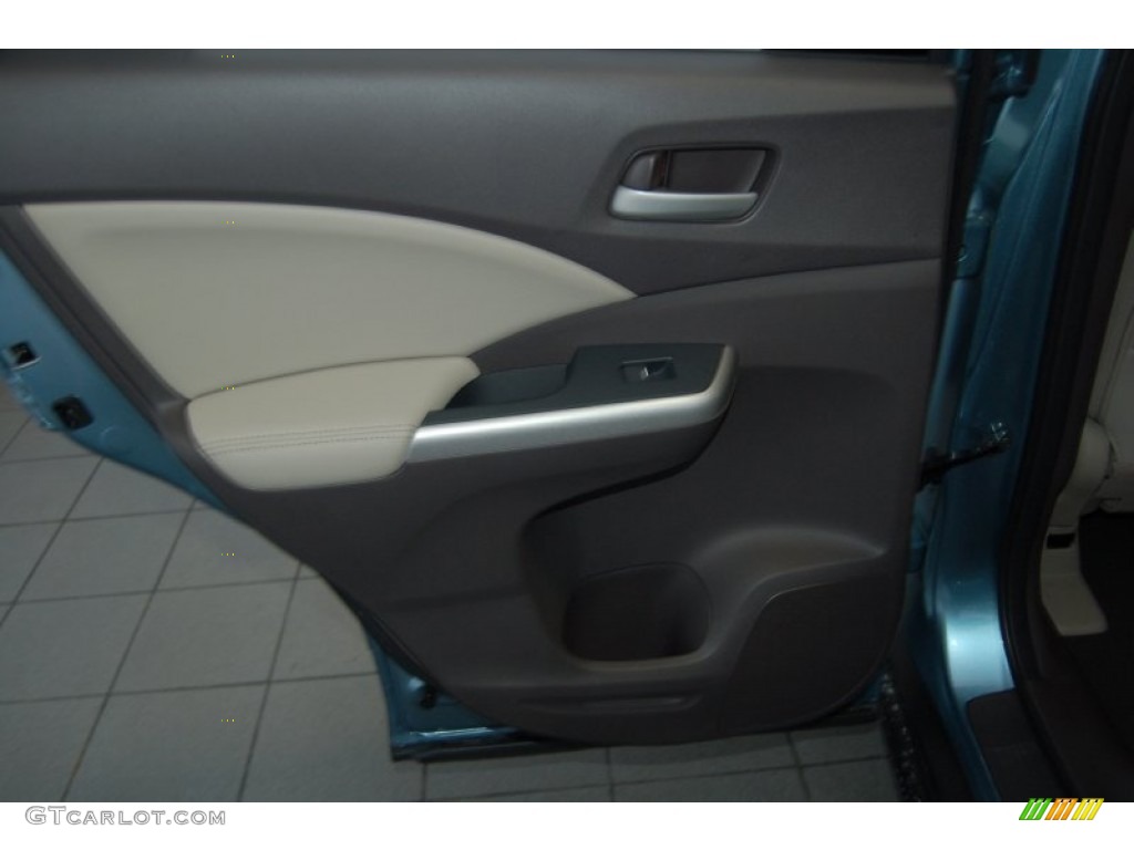 2014 CR-V EX-L AWD - Mountain Air Metallic / Beige photo #19