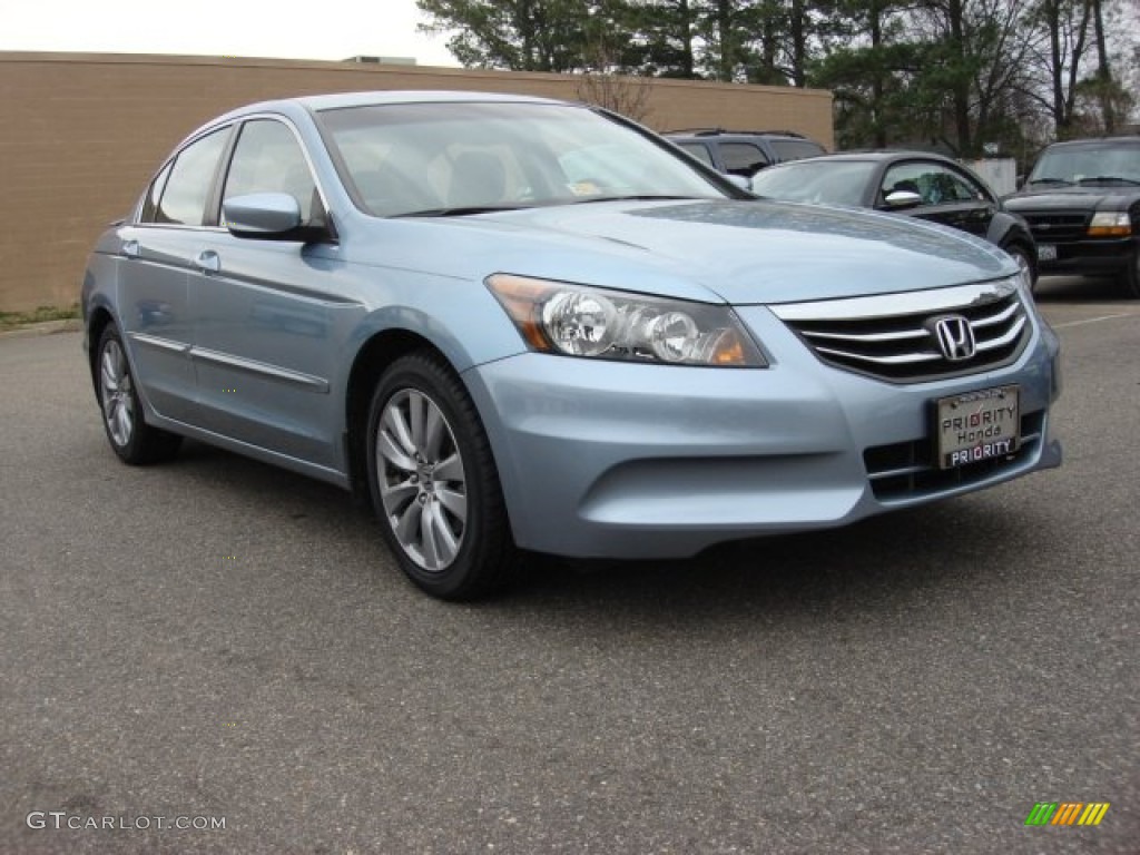 2011 Accord EX Sedan - Celestial Blue Metallic / Black photo #1