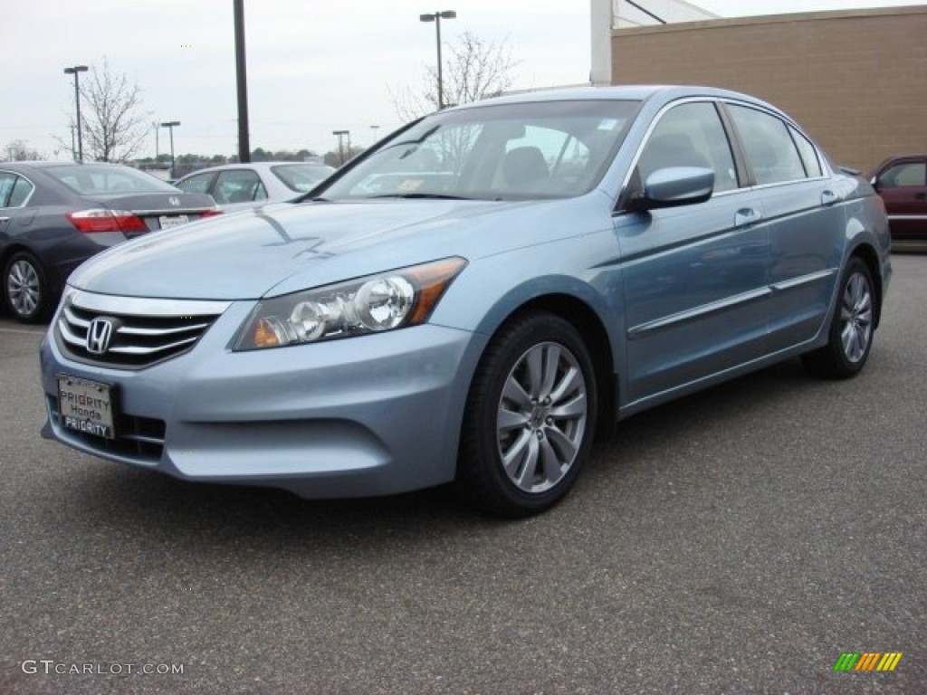 2011 Accord EX Sedan - Celestial Blue Metallic / Black photo #6