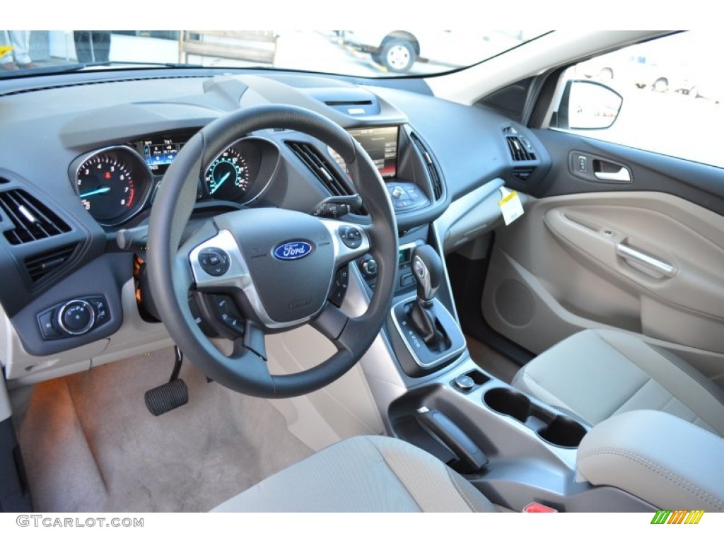 2014 Escape SE 1.6L EcoBoost - White Platinum / Medium Light Stone photo #7