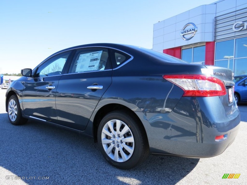 2014 Sentra SV - Graphite Blue / Charcoal photo #3