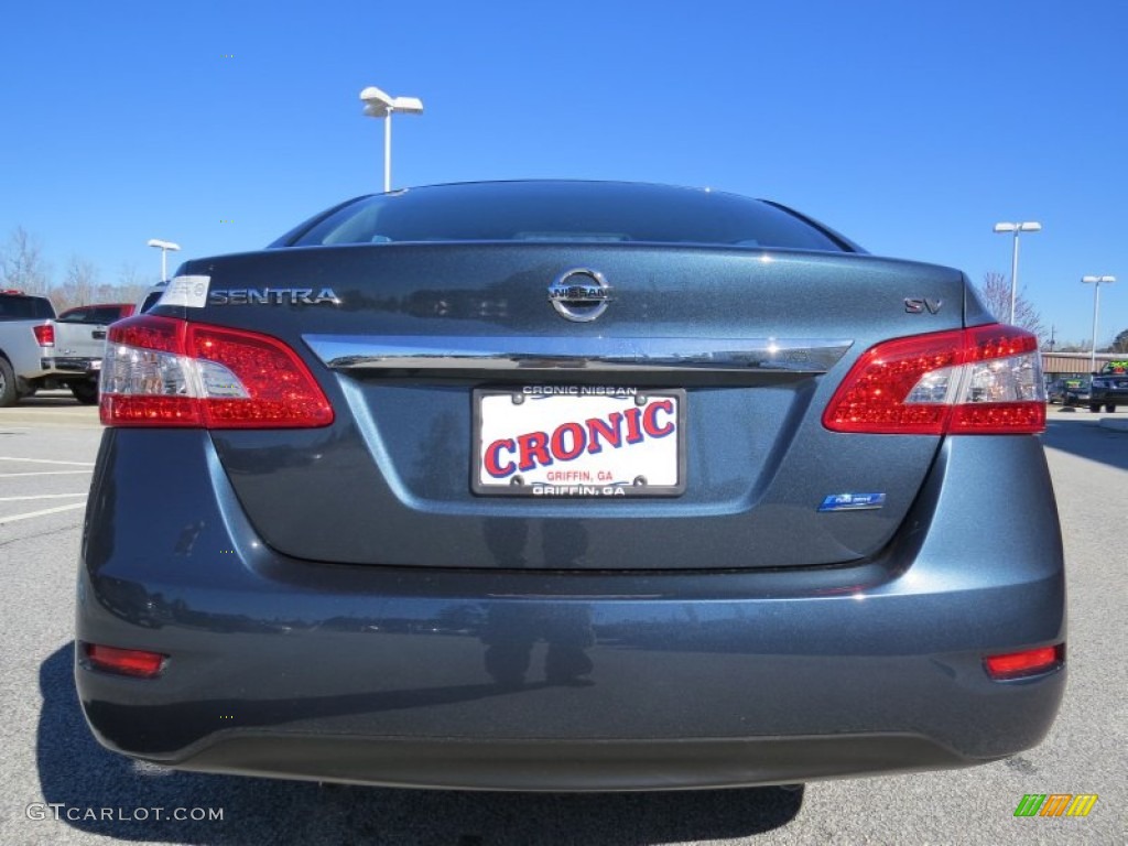 2014 Sentra SV - Graphite Blue / Charcoal photo #4