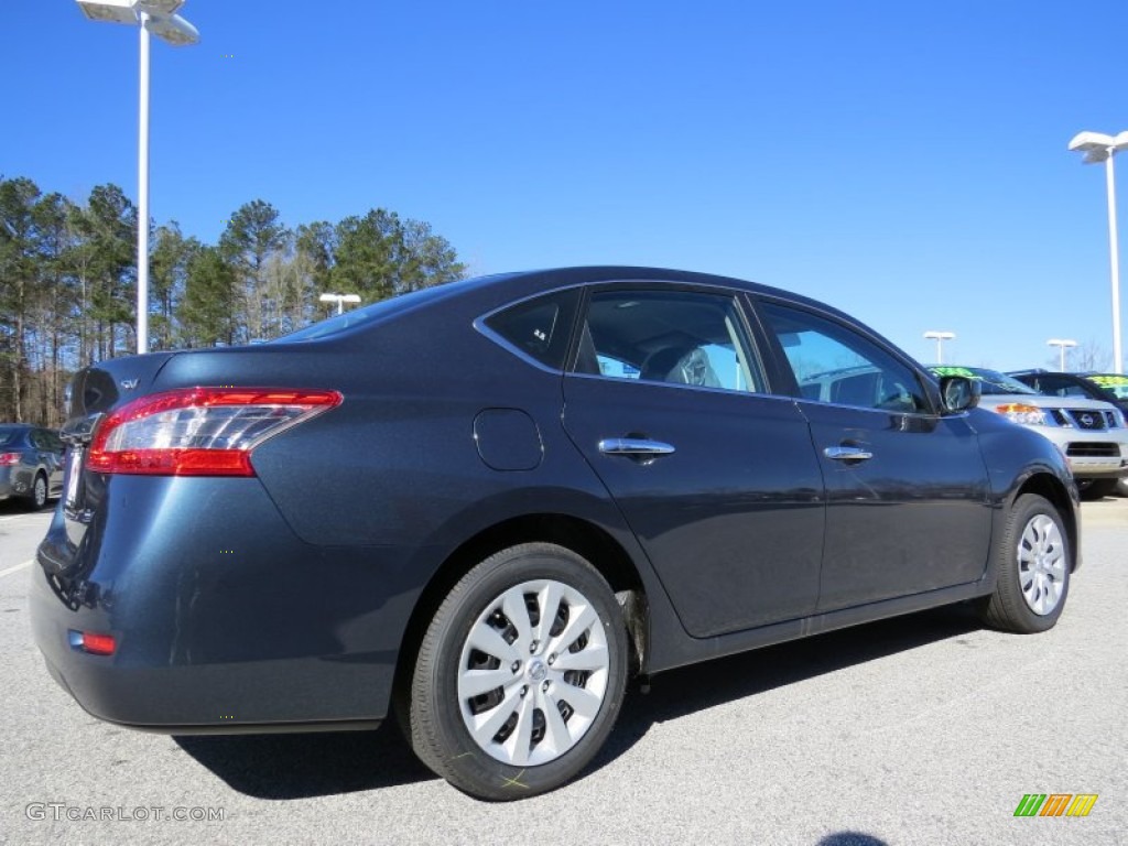 2014 Sentra SV - Graphite Blue / Charcoal photo #5
