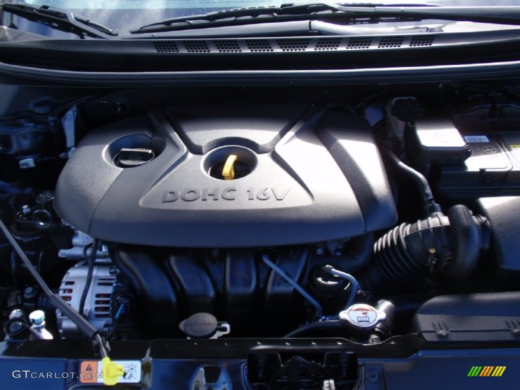 2014 Elantra Limited Sedan - Black / Black photo #16